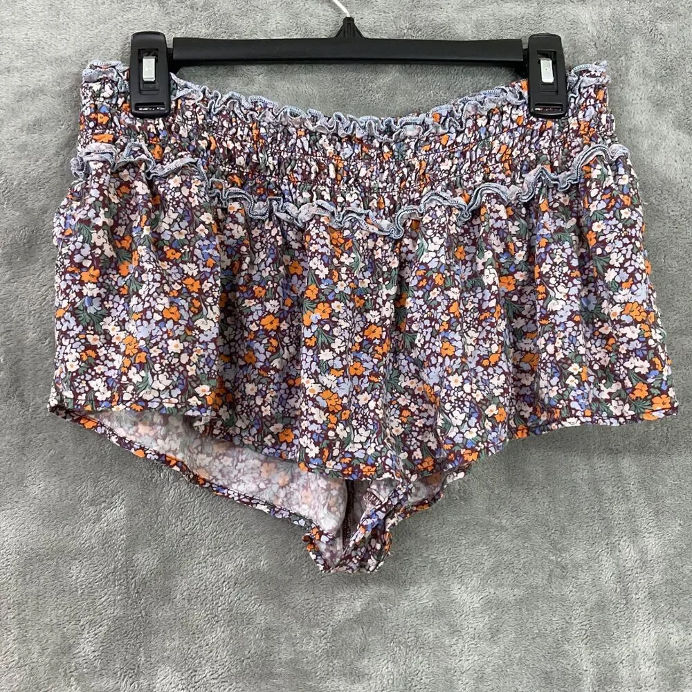 Anthropologie Womens High Waisted Shorts S Colorful Boho Festival Hippie Artsy - Picture 2 of 10